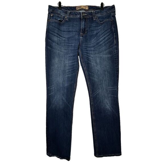 Seven 7 Jeans Straight Fit Men's Blue Denim Stretch Whiskering 36 x 31* See Desc - Picture 1 of 10